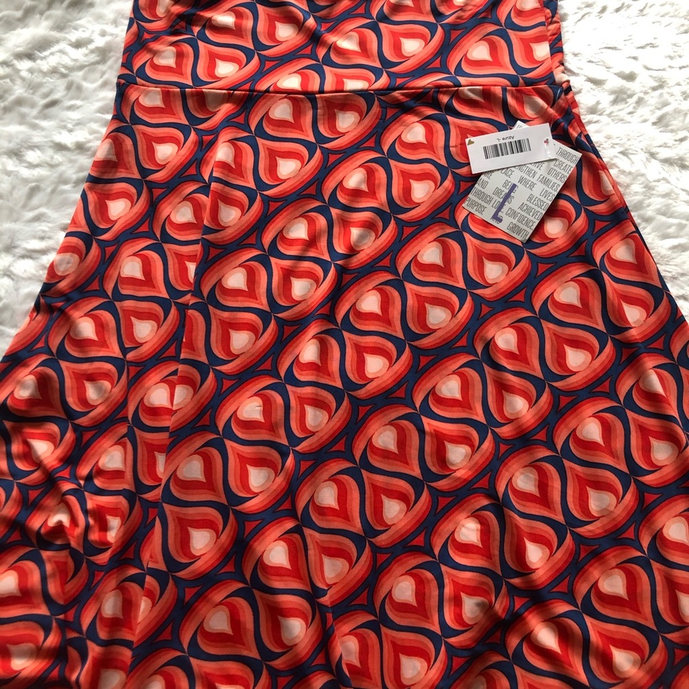 NWT LuLaRoe Azure in Large with designs